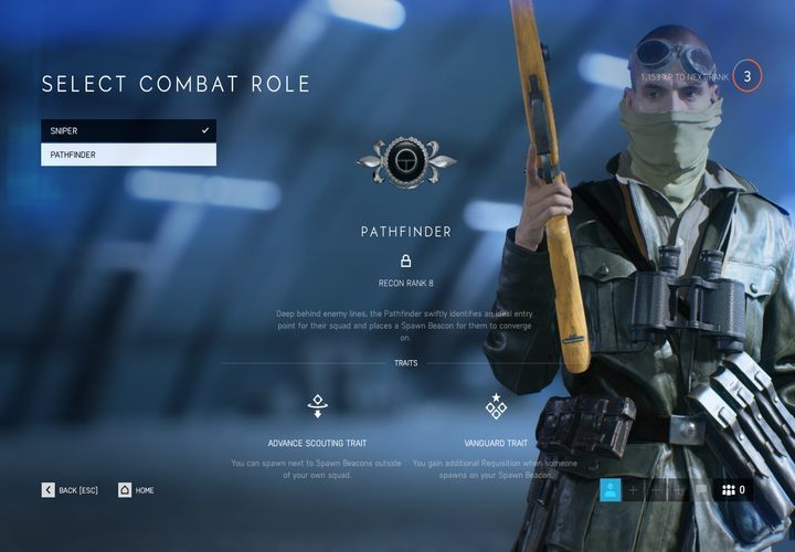 Archetyp Przewodnik posiada 2 cechy - Zaawansowane Rozpoznanie oraz Straż Przednia - Snajper - klasa postaci w Battlefield 5 - Battlefield V - poradnik do gry