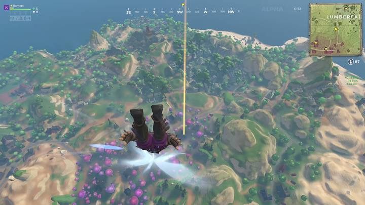 Oznaczone na mapie miejsce będzie widoczne w grze jako słup światła. - Początek meczu Realm Royale - jak zacząć grę? - Realm Royale - poradnik do gry