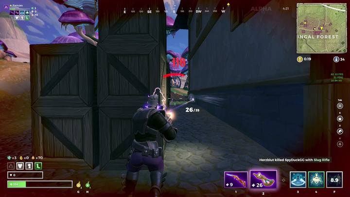 Pamiętaj o przewadze prawego ramienia. Zawsze wychylaj się z prawej strony. - System strzelania i walki w Realm Royale - Realm Royale - poradnik do gry