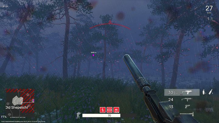 Gdy znajdziesz się na skażonym obszarze, przed oczami Twojej postaci zaczną pojawiać się czerwone kropki - Anomalie i pogoda w Fear the Wolves - Fear the Wolves - poradnik do gry