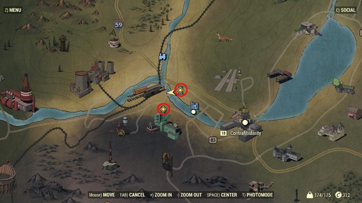 Wszystkie dostępne wydarzenie są oznaczone na mapie. - Jak zdobywać doświadczenie w Fallout 76? - Fallout 76 - poradnik do gry