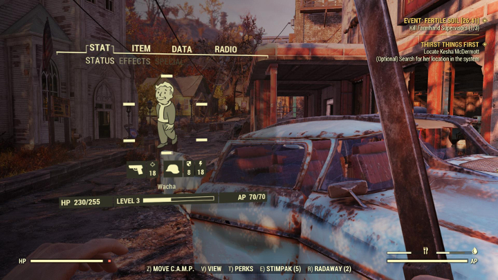 Dzięki Pip-Boyowi możesz zarządzać swoją postacią. - Pip-Boy w Fallout 76 - Fallout 76 - poradnik do gry