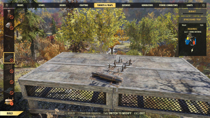 Pułapki na innych graczy? Czemu nie! - CAMP - budowanie bazy w Fallout 76 - Fallout 76 - poradnik do gry