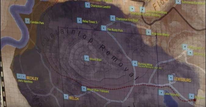 2 - Mapa Fallout 76 - gdzie dzieje się akcja gry? - Fallout 76 - poradnik do gry