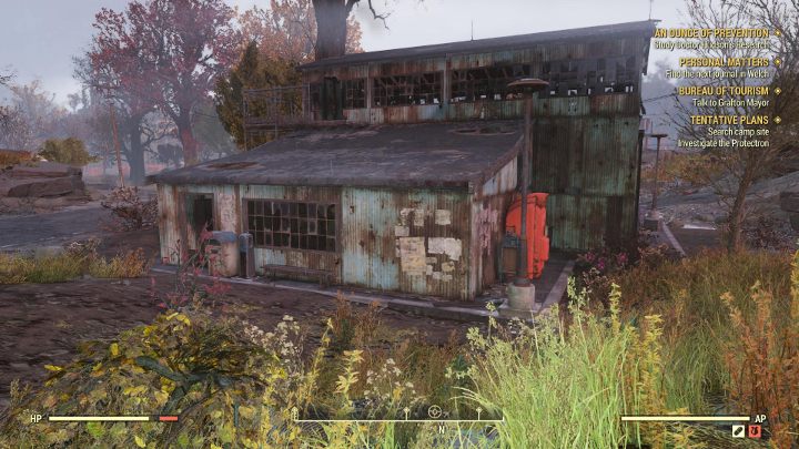 W tym budynku znajdziesz Pancerz Wspomagany. - Jak zdobyć Pancerz Wspomagany (Power Armor) w Fallout 76? - Fallout 76 - poradnik do gry