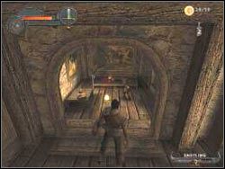 Pozbądź się pierwszego przeciwnika i zabierz fiolkę ze zdrowiem ze stolika po prawej - IMPRISONED | JASNA STRONA | Enclave - Enclave - poradnik do gry