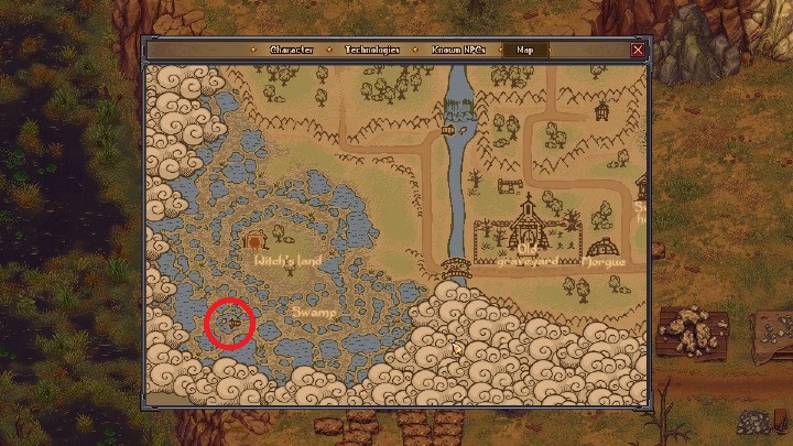 Graveyard keeper карта