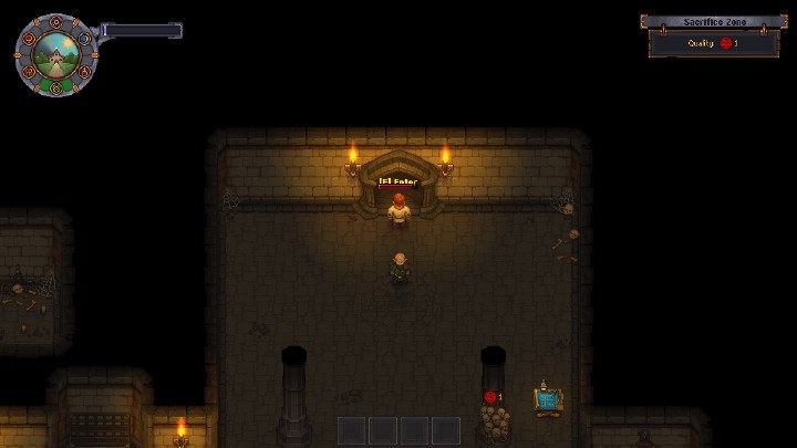 Po zdobyciu 5 punktów wiary udaj się do Study table - Jak zdobyć klucz Active key w misji gry Graveyard Keeper? - Graveyard Keeper - poradnik do gry