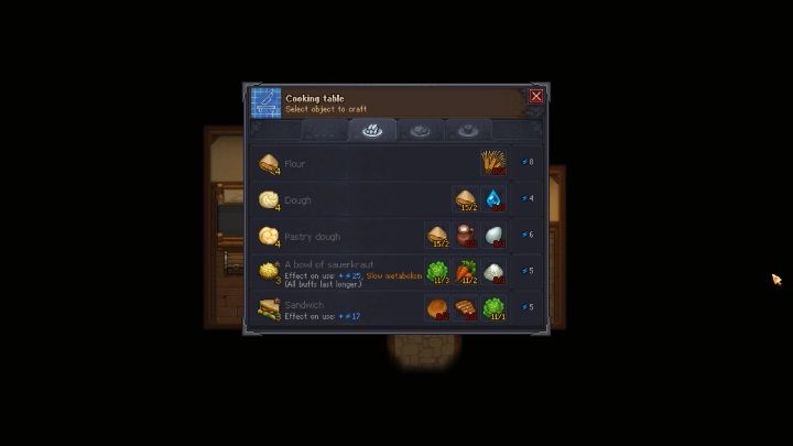 Jedzenie w grze regeneruje tylko punkty energii - Jak regenerować energię i zdrowie w grze Graveyard Keeper? - Graveyard Keeper - poradnik do gry