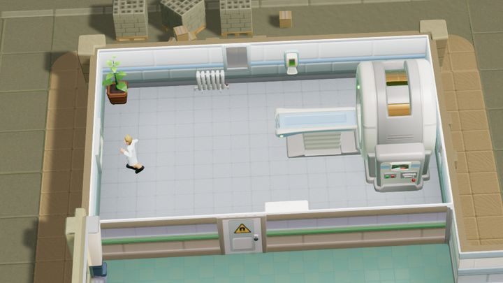 Jest to niezwykle popularne pomieszczenie diagnostyczne, w którym wykorzystywany jest tomograf - Gabinety i pomieszczenia w Two Point Hospital - Two Point Hospital - poradnik do gry