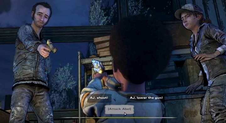 Mężczyzna pojawia się zawsze i nie możesz go zaatakować - Rozdział 2 - Epizod 1 Done Running - Solucja The Walking Dead The Final Season - The Walking Dead The Final Season - poradnik do gry