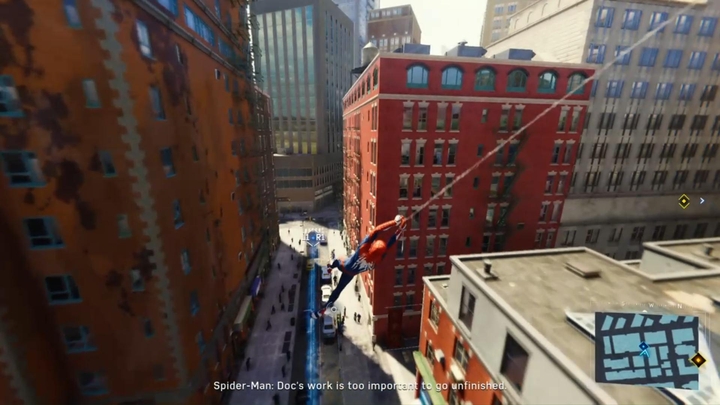 Gołębie zaznaczone są na mapie - wystarczy dotrzeć do nich, a zaczną one uciekać - Marvels Spider-Man: Gołębie (Pigeons) - opis sekretów - Marvels Spider-Man - poradnik do gry