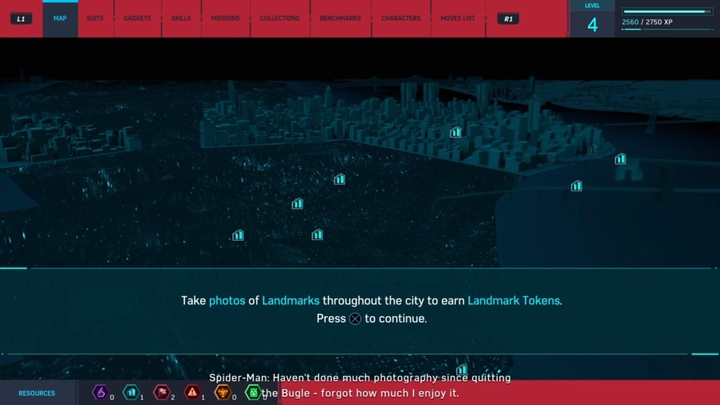 Po wykonaniu zadania odblokujecie lokalizacje kolejnych obiektów do sfotografowania na terenie całego Nowego Jorku - Marvels Spider-Man: Szukając kultowych miejsc (Landmarking) - solucja, opis przejścia - Marvels Spider-Man - poradnik do gry