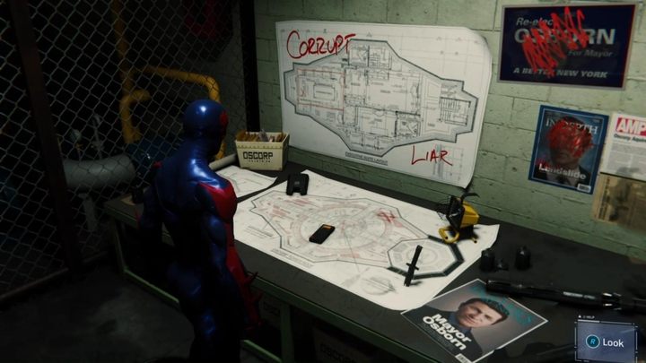 Strzelcie w skrzynki elektryczną siecią, a odkryjecie ukrytą kryjówkę złoczyńców - Marvels Spider-Man: Podążanie za śladem (Picking up the Trail) - solucja, opis przejścia - Marvels Spider-Man - poradnik do gry