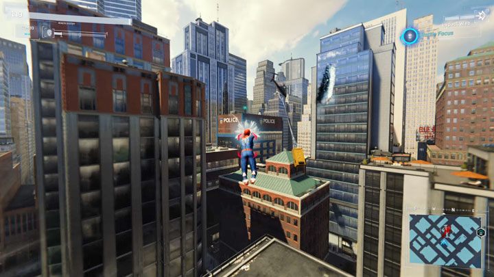 Rozpoczniecie pościg za helikopterem - Marvels Spider-Man: Kropla, która przelała czarę (Straw, Meet Camel) - solucja, opis przejścia - Marvels Spider-Man - poradnik do gry