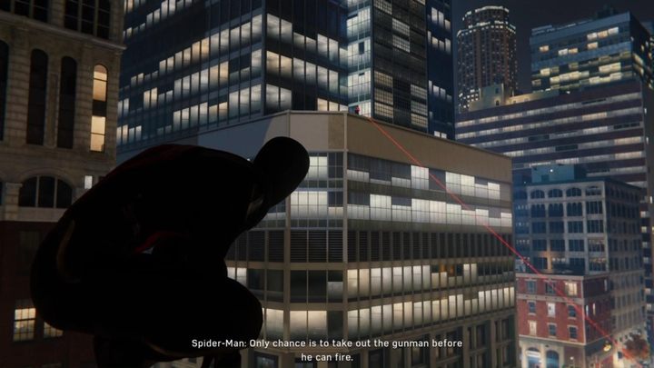Porozmawiaj z policjantem, a dowiesz się o fali ataków niebezpiecznych snajperów - Polowanie na snajperów - Solucja Marvels Spider-Man - Marvels Spider-Man - poradnik do gry