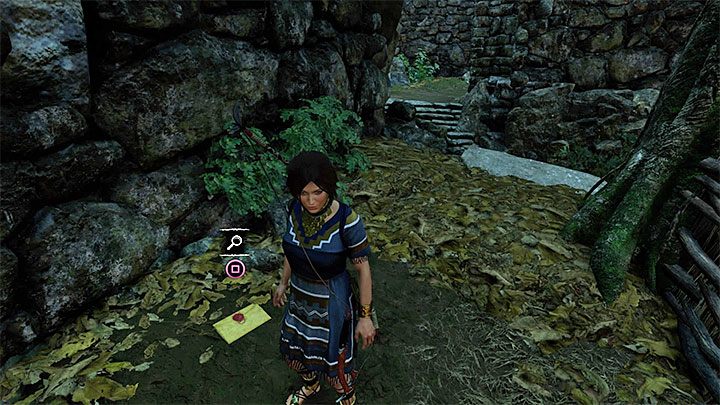 Dokument (3) leży na ziemi w dość dobrze widocznym miejscu - Dokumenty w Ukrytym Mieście | Sekrety w Shadow of the Tomb Raider - Shadow of the Tomb Raider - poradnik do gry