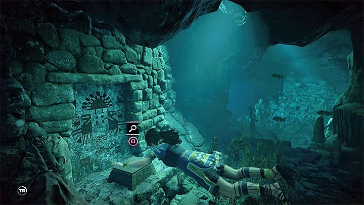 Relikt (2) znajduje się w krypcie odwiedzanej po rozwieszeniu liny nad wodą - Relikty w Ukrytym Mieście | Sekrety w Shadow of the Tomb Raider - Shadow of the Tomb Raider - poradnik do gry