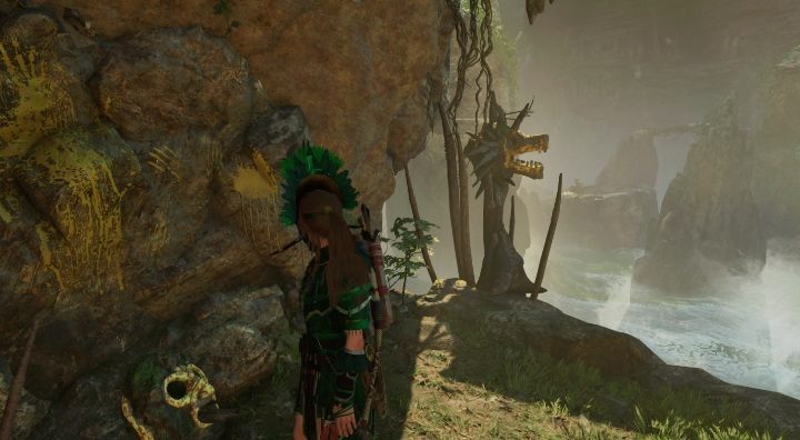 Na północ od obozowiska Temple of Kukulkan znajdziesz czwartą skrytkę (4) - Skrzynie i skrytki surwiwalowe w Ukrytym Mieście | Sekrety w Tomb Raider - Shadow of the Tomb Raider - poradnik do gry
