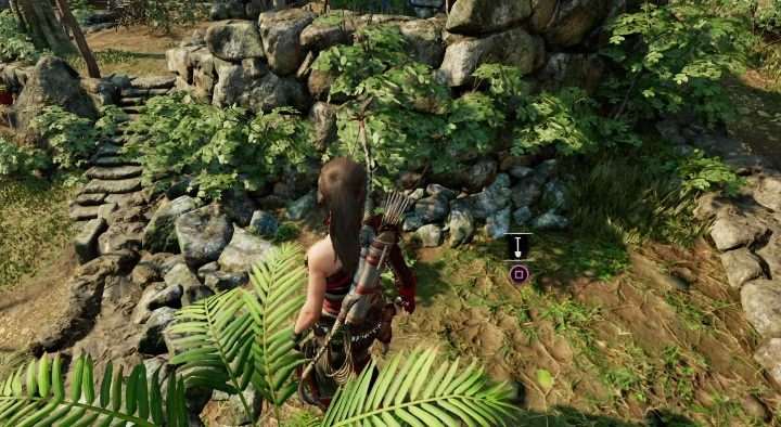Koło muralu znajdziesz piętnastą skrytkę (15) - Skrzynie i skrytki surwiwalowe w Ukrytym Mieście | Sekrety w Tomb Raider - Shadow of the Tomb Raider - poradnik do gry
