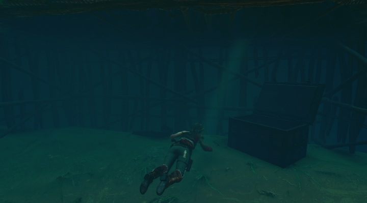 Pierwsza skrzynia (1) - znajdziesz ją na wschodniej stronie miasta - Skrzynie i skrytki surwiwalowe w Ukrytym Mieście | Sekrety w Tomb Raider - Shadow of the Tomb Raider - poradnik do gry