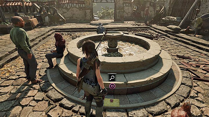 Hiszpański dokument (1) leży na ziemi tuż obok fontanny w samym centrum miasteczka - Dokumenty | Sekrety w Shadow of the Tomb Raider - Shadow of the Tomb Raider - poradnik do gry