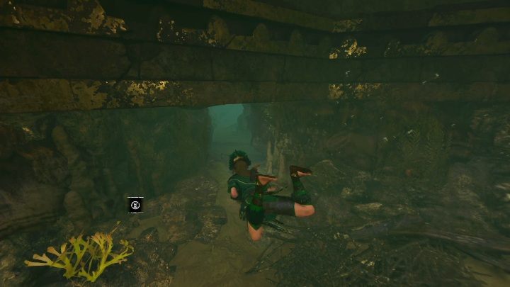Pod wodą jest przejście, musisz przepłynąć nim na drugą stronę jaskini - Misje poboczne w Ukryte Miasto w Shadow of the Tomb Raider - Shadow of the Tomb Raider - poradnik do gry