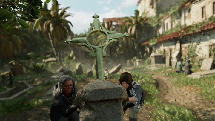 Po wykonaniu zadania dla dzieci musisz pomóc kobiecie podnieść krzyż - Misje poboczne w Misja San Juan w Shadow of the Tomb Raider - Shadow of the Tomb Raider - poradnik do gry