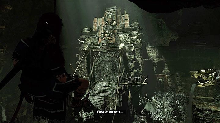 Do zagadki przystąpisz po dotarciu do pokazanej na obrazku dużej sali - Zagadka z bramą Oka Węża w Cenotes w Shadow of the Tomb Raider - Shadow of the Tomb Raider - poradnik do gry
