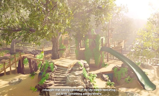 Jeśli chodzi o obecne zakończenie rozpoczynamy scenę tę od ukazania placu zabaw małej Lary - Czy istnieje drugie / alternatywne zakończenie gry Shadow of the Tomb Raider? - Shadow of the Tomb Raider - poradnik do gry