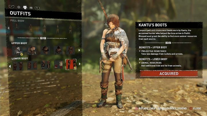 Jak zdobyć - Obiekt ten musisz zakupić u Merchanta, za 6900 złota - Stroje Lary w Shadow of the Tomb Raider - Shadow of the Tomb Raider - poradnik do gry