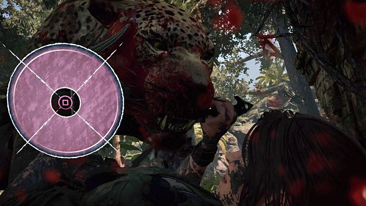 Główna bohaterka w trakcie gry oprócz staczania walk z tubylcami i członkami Trójcy musi też zabijać dzikie zwierzęta - Walka w Shadow of the Tomb Raider - Shadow of the Tomb Raider - poradnik do gry