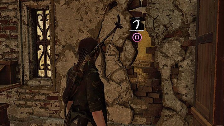 Odszukaj na piętrze kolejną uszkodzoną ścianę - Via Veritas - Odnalezienie sekretnej krypty - Solucja Shadow of the Tomb Raider - Shadow of the Tomb Raider - poradnik do gry