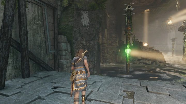 Kolejne lustro ustaw tak, aby światło padało na lewą kolumnę - Grobowce wyzwań w Ukryte Miasto w Shadow of the Tomb Raider - Shadow of the Tomb Raider - poradnik do gry