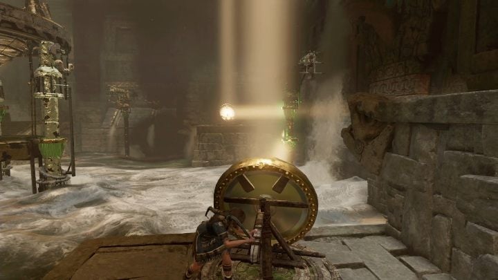 Pierwsze i drugie lustro ustaw tak, aby światło padało na pierwszą kolumnę - Grobowce wyzwań w Ukryte Miasto w Shadow of the Tomb Raider - Shadow of the Tomb Raider - poradnik do gry