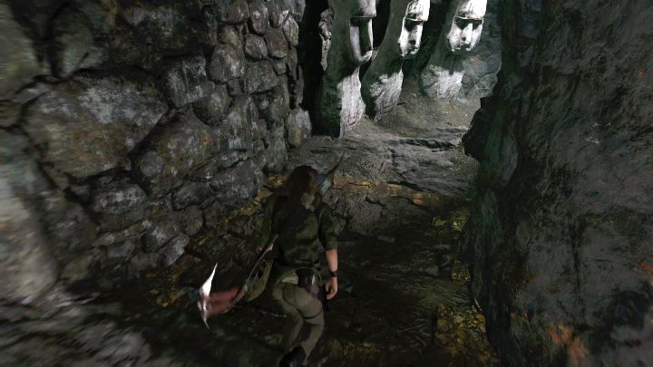 Wchodząc do jaskini musisz przygotować się na pojawianie się dwóch pułapek - Krypty - Peruwiańska dżungla w Shadow of the Tomb Raider - Shadow of the Tomb Raider - poradnik do gry