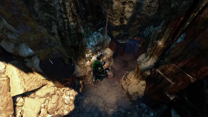 Po wejściu do krypty trafisz na ścianę do wspinaczki - Krypty - Ukryte Miasto w Shadow of the Tomb Raider - Shadow of the Tomb Raider - poradnik do gry