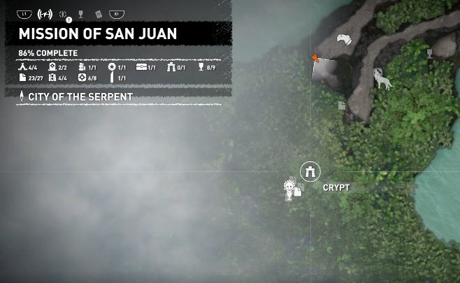 Krypta ta znajduje się w północnej części lokacji, w środku dżungli - Krypty - Misja San Juan w Shadow of the Tomb Raider - Shadow of the Tomb Raider - poradnik do gry