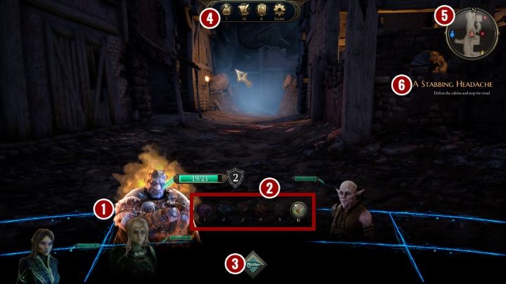 Numer - Interfejs w Bards Tale 4 - The Bards Tale 4 - poradnik do gry