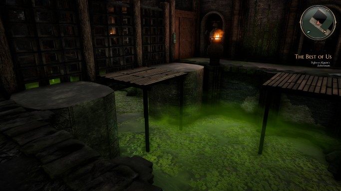 W trzeciej komnacie wystraczy użyć pieśni Cruxa stojąc na znaku - Ukryta ręka i Najlepsi z nas - zadania w The Bards Tale 4 - solucja - The Bards Tale 4 - poradnik do gry