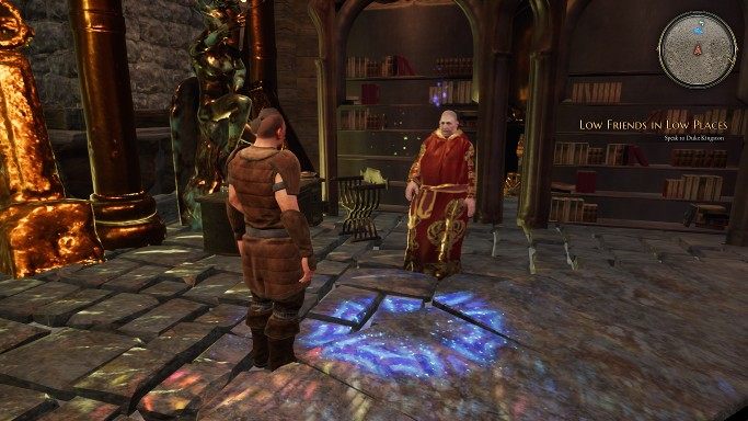 Po wyjsciu spotkasz Sybale - łotra o poziomie 10 - Niscy przyjaciele w niskich miejscach - zadanie w The Bards Tale 4 - solucja - The Bards Tale 4 - poradnik do gry