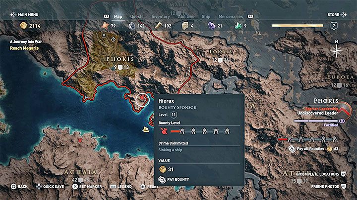 1 - Jak powstrzymać atakujących najemników w Assassins Creed Odyssey? - Assassins Creed Odyssey - poradnik do gry