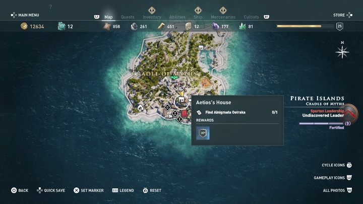 1 - Enigmatyczne ostrakony - Wyspa Piratów - Assassins Creed Odyssey - poradnik do gry