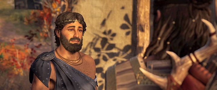 Drugi kandydat do romansu to lekarz Lykaon - Mapa Fokida - grobowce, ostrakony, zagadki i sekrety - Assassins Creed Odyssey - poradnik do gry