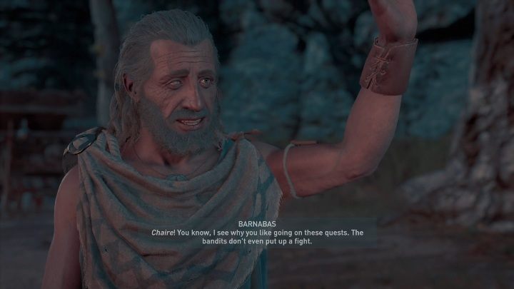 Aby rozpocząć misję musisz porozmawiać z Barnabasem - Przyjaciel na śmierć i życie - Nowe zadanie poboczne w Assassins Creed Odyssey - Assassins Creed Odyssey - poradnik do gry