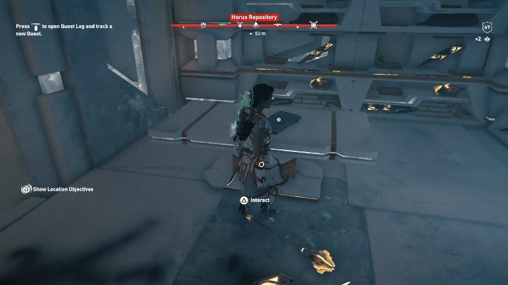 Lokalizacja enigmatycznego Ostrakonu: W Repozytorium Hoursa, na stole, znajdziesz pierwszy element zagadki - Wyrok na Atlantydę | Enigmatyczne ostrakony | Los Atlantydy DLC - Assassins Creed Odyssey - poradnik do gry