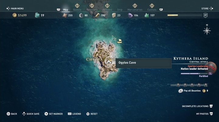 2 - Enigmatyczne ostrakony na wyspie Kithira - Assassins Creed Odyssey - poradnik do gry