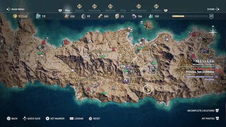 2 - Enigmatyczne ostrakony w Messara - Assassins Creed Odyssey - poradnik do gry