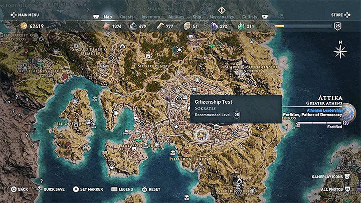 Level scaling questów objawia się podnoszeniem ich rekomendacji w miarę przechodzenia gry - Jak działa skalowanie poziomów w grze w Assassins Creed Odyssey? - Assassins Creed Odyssey - poradnik do gry