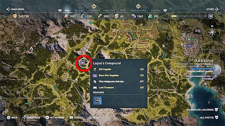 6 - Enigmatyczne ostrakony - Arkadia - Assassins Creed Odyssey - poradnik do gry